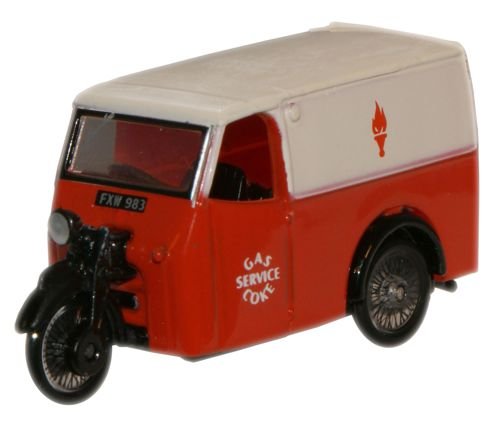 Oxford Diecast 1:76 Gas and Coke Service Tricycle Van Collectable model 76TV004