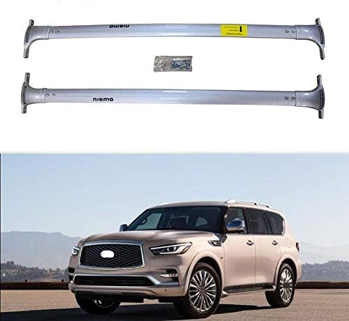 Biserpon roof Rack roof Rail Cross bar for Nissan Patrol Y62 NISMO 2015-2019,Thicken Aluminum Alloy,OEM ISO9001 Quality.