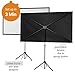 celexon 80inch Projector-Screen with Stand, Indoor Outdoor Portable Projection-Screen for Home Theater, 4K HD 16:9 Projection-Screen Wrinkle-Free Design