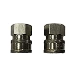 Shark Pressure Washers 89222150 Stainless Female Coupler, 3/8-Inch, 2-Pack