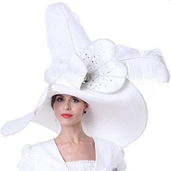 wedding white hat