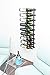 VintageView W Series – 9 Bottle Wall Mounted Wine Rack for Magnum and Champagne (Satin Black) Stylish Modern Wine Storage with Label Forward Design