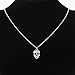 YAZILIND Yaizlind Embossed Ghost Skull Shape Chain Pendant Necklace Clothes for Women