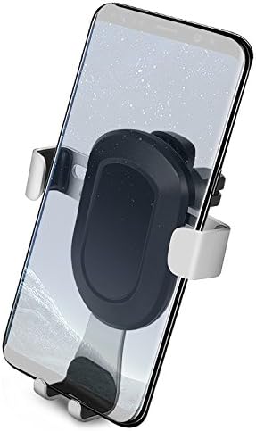 Phone holder for car, Smart No Touch Universal Air Vent Car mount for iPhone 7 / 7 Plus / 6 / 6s Plus, SE, Samsung Galaxy S6 / S7 / S7 Edge / Note 6 / 7 and Other Smartphones, Gravity (Silver)
