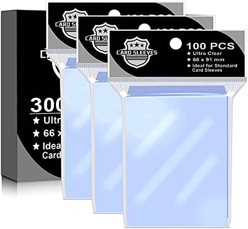 Ravytha 600 Pièces Sleeves Protèges Cartes, Pochettes pour Cartes Penny Transparent, Protection Card Sleeve, Taille Standard 66 x 91mm, pour Cartes de Change, Carte de Jeu, Cartes de Sport Ravytha 600 Pièces Sleeves Protèges Cartes, Pochettes pour Cartes Penny Transparent, Protection Card Sleeve, Taille Standard 66 x 91mm, pour Cartes de Change, Carte de Jeu, Cartes de Sport