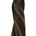 LAB·EH Tape in Hair Extensions Ombre Dark Brown to Chestnut Brown 16 Inch 50g 20pcs Remy Hair Extensions Tape in Real Hair Seamless Skin Weft Tape Hair Extensions
