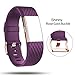 for Fitbit Charge 2 Bands Rose Gold Buckle,Charge 2 Sport Replacement Bands Lavender,DB Fitbit Charge 2 Accessory Wristbands Large