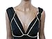 Fashion 21 Women's Sexy Bikini Bra Shaped Link Chain with Stone Simple Body Chain Jewelry (Gold Tone)