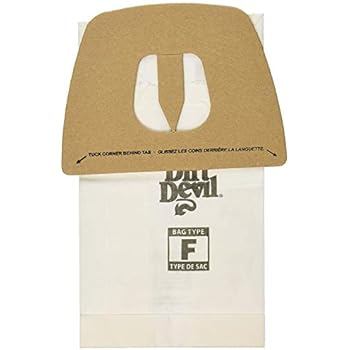 Genuine Dirt Devil Style F Bags- 9-pack 3200147001
