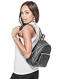 G by GUESS Women's Gilman Logo Front Zip Saffiano Backpack