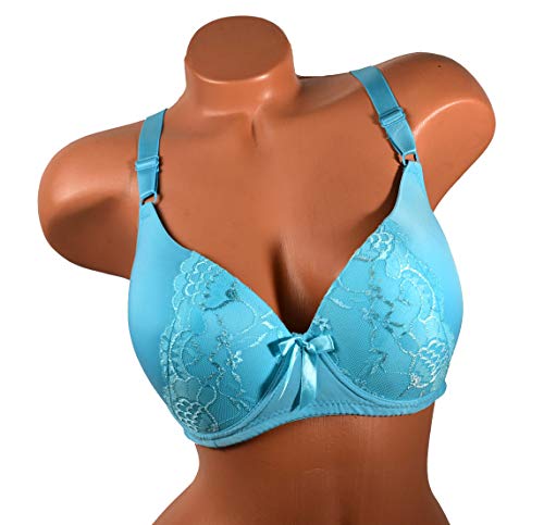 Viola's Secret Women Bras 6 Pack of Bra D Cup DD Cup DDD Cup (44DD)
