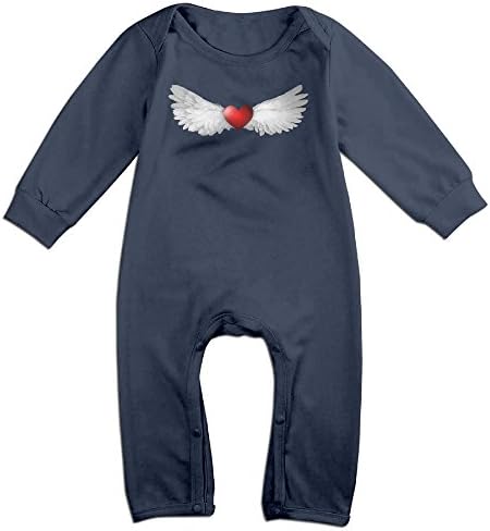 BabylLave White Feathered Wings Casual Newborn Babys 6-24 Months Baby Climbing Clothing Baby Long Sleeve Garment For Baby Boys Girls