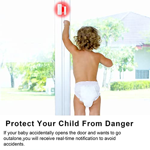 Somaita Wireless WiFi Smart Home Loudly Alert Security DIY Alarm Zigbee System Kit Compatible with Siri Alexa GoogleHome APP Control for Home Apartment Safe