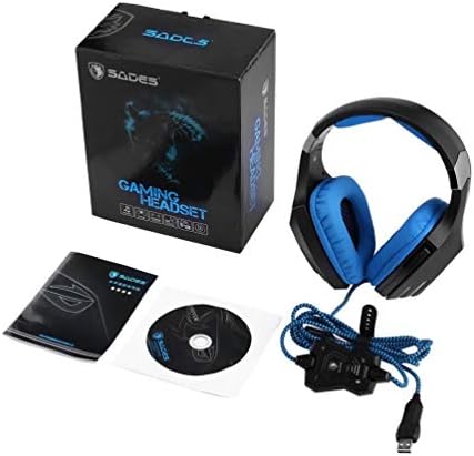 A60 LED Color USB Vibration USB Gaming Headset Headband with Microphone