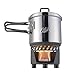 Esbit 585ml Solid Fuel Stainless Steel Stove & Cookset for Hiking & Camping