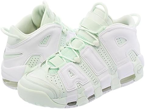 uptempo green and white