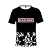 Fashinn Kpop Blackpink 3D Printing T-Shirt Jisoo Jennie Rose Lisa Jisoo Shirt Tee for Womens Mens