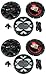 4) New BOSS CH6530 6.5" 3-Way 600W Car Audio Coaxial Speakers Stereo Red primary