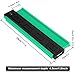 10 Inch Multi-functional Contour Gauge Plastic Profile Gauge Multifunctional Shape Duplicator Edge Shaping Measure Ruler for Professional Precise Measurement (Regular Wide, Green)
