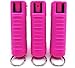 3 PACK POLICE MAGNUM OC-17 Pepper Spray 1/2oz HOT PINK Molded Keychain