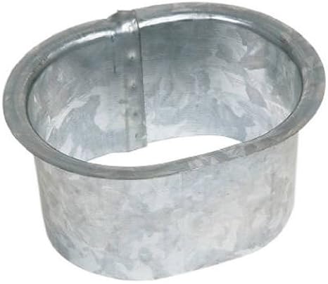 Amerimax Home Products 29050 2x3 Galvanized Drop Outlet Gutter Downspouts Amazon Com