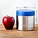 LunchBots Wide Thermal 16 oz. All Stainless Steel Bowl - Insulated Food Container Stays Hot 6 Hours or Cold for 12 Hours - Leak Proof Soup Jar for Portable Convenience - Blue