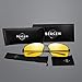 Mens Womens Driving Polarized HD Sight Night Vision Driving Anti-Glare Glasses with Yellow Lens Frame Ultra Light (2458LigtblakFrame/NigtvisionLens)