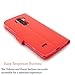 S6 Active Case, Cellularvilla [Stand Feature] Flower Texture Wallet Case [Diamond Jewel] Premium [Bling Luxury] Pu Leather Flip Cover [Card Slots] for Samsung Galaxy S6 Active G890 (Red Bling)