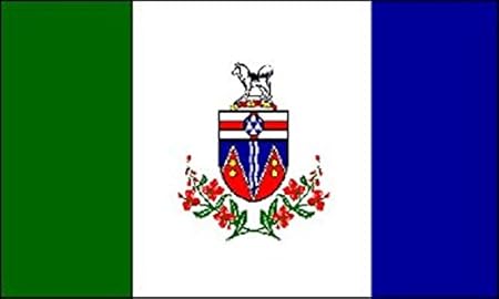 Amazon Com 3x5 Yukon Canada Flag Canadian Province Banner