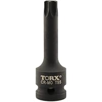 Sunex 3/8" Antrieb T55 Interne Torx-Schlag Stecknuss – Chrom-Molybdän Stahl
