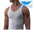 American Active 24/7 Basics Men's Tall Man 12 Pack Cotton A Shirt Tank Tops
