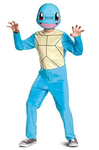 Pokemon Kids Squirtle Costume, Children's Classic Character Outfit