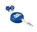 Bud Light Retractable Earbuds, Tangle-free Anti-knot Earbuds. BudLight Headphones, 3.5mm jack wired Headset. Bud Light Earpods Blue Beer Buds. Universal Stereo Sound Beer Bud Headphones