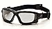 Pyramex SB7025SDT I-Force Sealed Safety Goggles with Temples, Strap and Light Gray Anti-Fog Lens