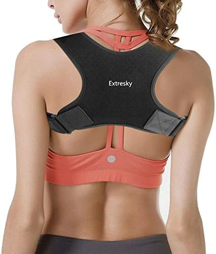 Posture Corrector for Men and Women - Comfortable Adjustable Upper Back Brace for Clavicle Support – Neck, Back and Shoulder Pain Relief(FDA Approved)