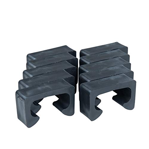 ESTEXO Verbinder Gartenmöbel Lounge 10 Stück Clips Klammern Rattan Polyrattan Möbel Set Verbindungsklammern Kunststoff Klemmen