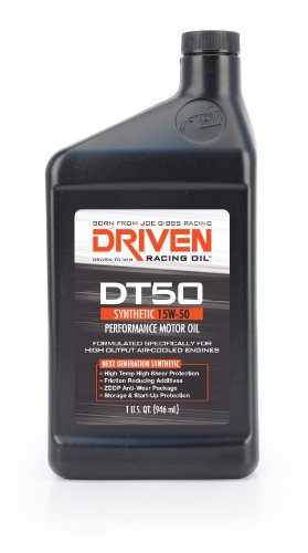 Joe Gibbs Driven Racing Oil 02807 DT50 15W-50 Synthetic Oil, (Pack of 12)
