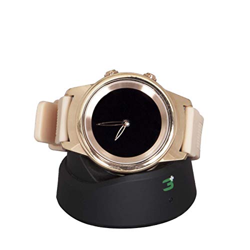 3Plus Callie Hybrid SmartWatch for Women, 30+ Day Battery | Heart Rate Monitor, Pedometer, TFT Vibrant Display, Sleep Tracker, Calorie/Step Counter, Music Controls, for iPhone and Android | Rose Gold