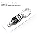 VILLSION 2Pack Genuine Leather Car Logo Keychain Mercedes Benz Key Chain Accessories Keyring