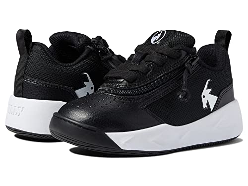 BILLY Footwear Kids Sport Court Sneakers for Toddler and Little Kids - Padded Collar, Synthetic Upper, and Cushioned Footbed Black/White 5 Big Kid M at Amazon