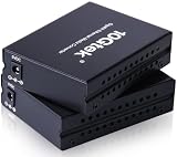 10Gtek 2 Pack Gigabit Ethernet Media Converter with 1Gb SFP SX LC Module 550m view 7