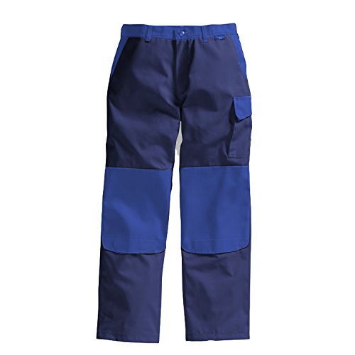 Pionier 3038-56 "Colour Wave" Waistband Trousers, Navy Blue/Cornflower Blue, Size 56