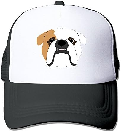 Bulldog Dog Animal Cool Mesh Trucker Hats Vintage Snapback Hats Summer Hats For Big