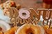 CMS Design Studio Handmade Donut Birthday Cake Topper Decoration - Donut Grow Up - Double Sided Glitter Stock (Pink)