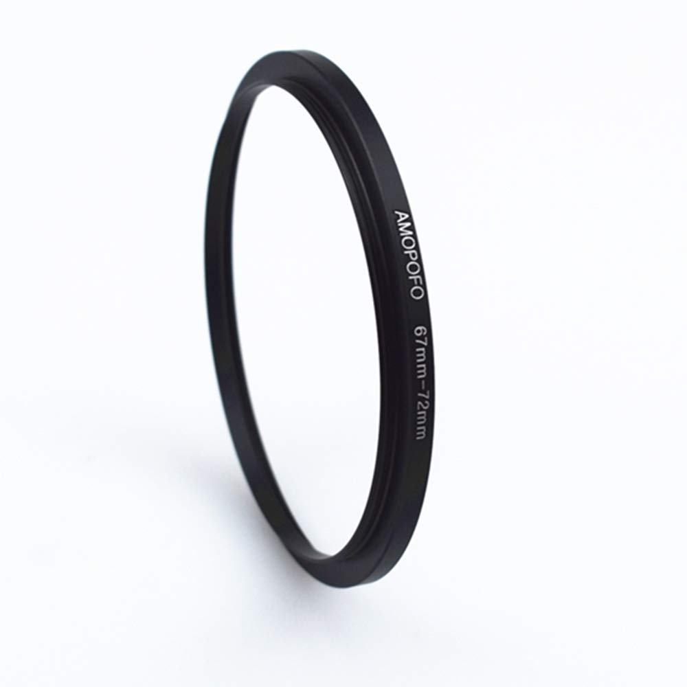 67 mm to 72 mm Camera Filter Ring (Metal), 67 mm - 72 mm Step Up Filter Adapter Ring. Compatible with 67 mm Lenses of All Manufacturers up to 72 mm Filter Ring (67 mm - 72 mm)