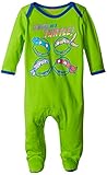 Nickelodeon Baby Baby-Boys Newborn Ninja Turtle Sleep N Play Coverall, Green, 3-6 Months