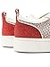 Christian Louboutin White Glittered Happy Rui Sneakers New (8.5/EU41.5)