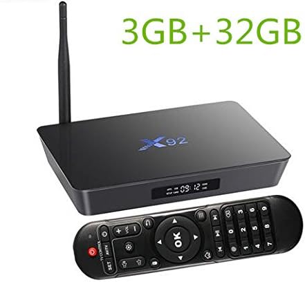 MLIUS X92 3GB 32GB Android 6.0 Smart TV Box Amlogic S912 Octa Core Bluetooth 4.0 2.4GHz/5.8GHz WiFi 4K H.265 Set Top Box IPTV Media Player