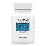 Thorne Research - Vitamin D-1000 - Vitamin D3 Supplement (1,000 IU) for Healthy Bones and Muscles - 90 Capsules