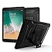 Spigen Tough Armor TECH with Custom-Fit Tempered Glass Designed for iPad 9.7 Case iPad 5th/6th Generation Case (2017/2018) - Black